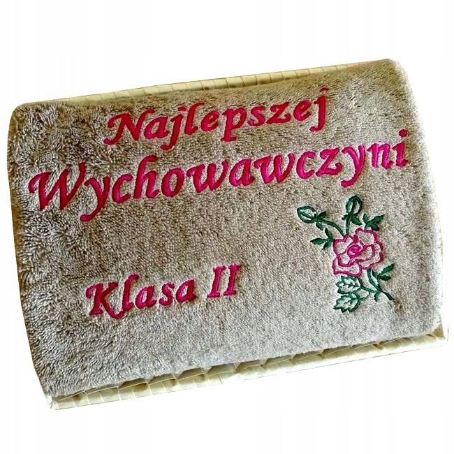 Dárek k Dni Učitelů pro vychovatelku, učitelku, Ručník s výšivkou