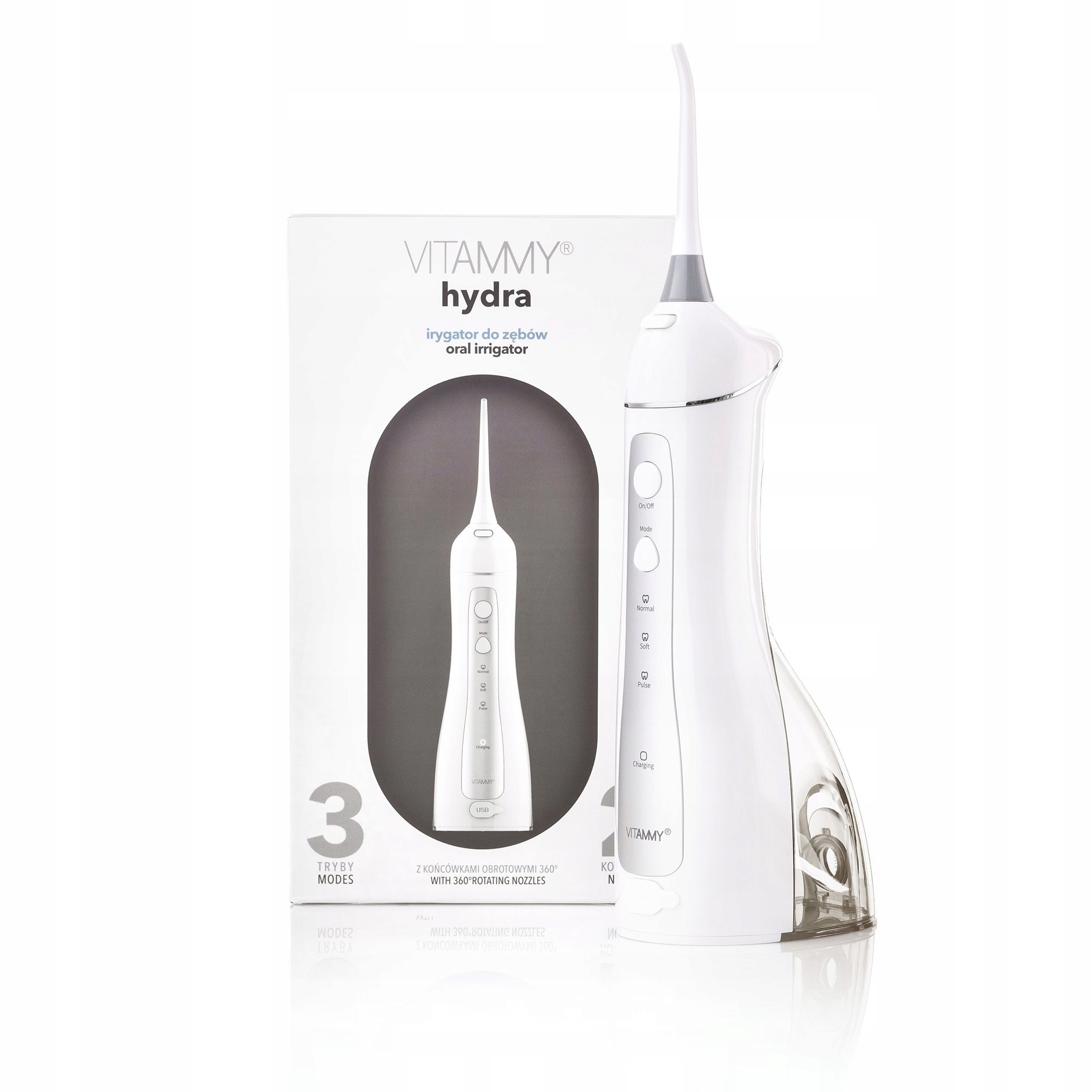 

Irygator Do Zębów Dentystyczny Vitammy Hydra 360