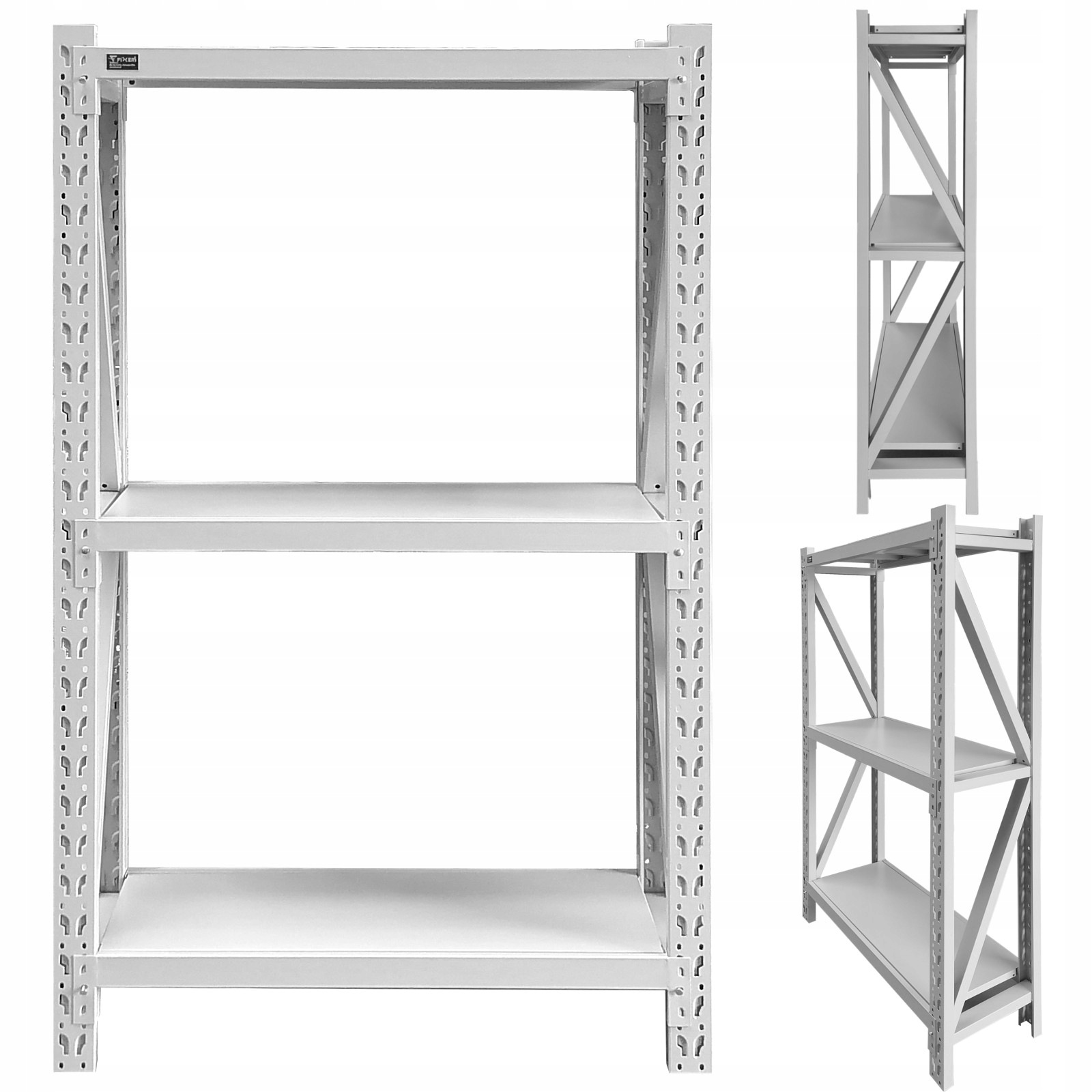 Úložný Regál JN-30A 120x40 cm H-2m 3xBOX