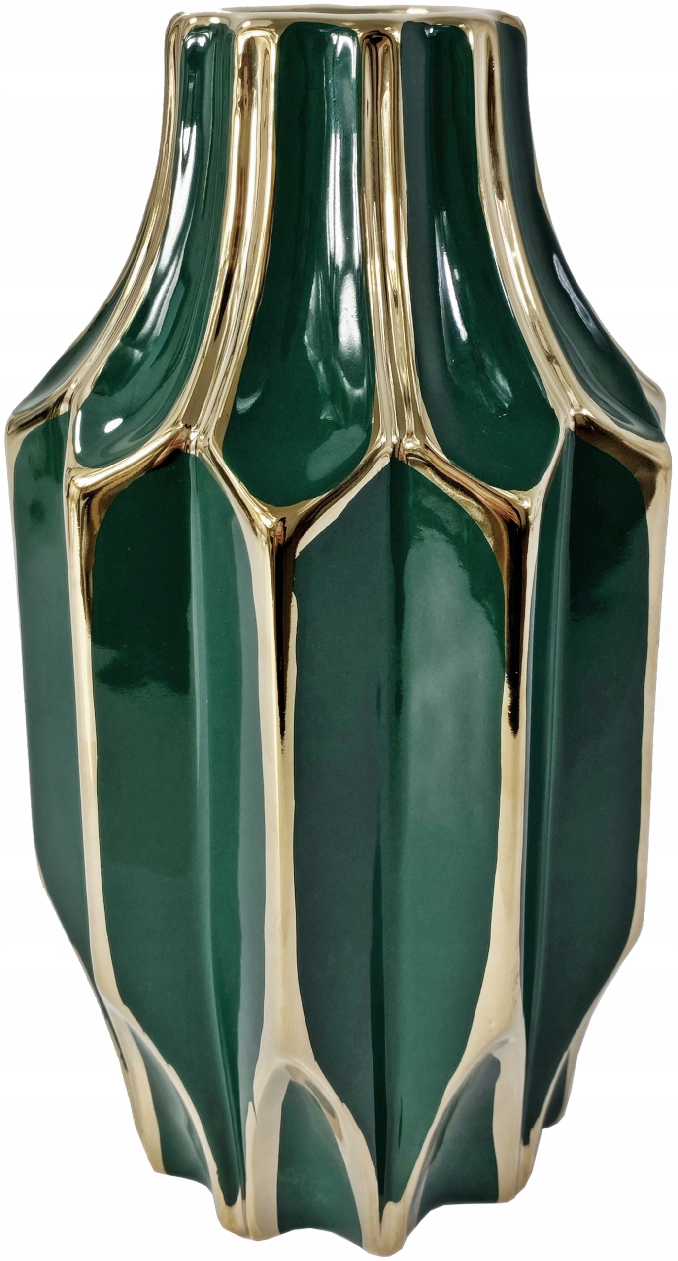 OSŁONKA ZIELONY FLAKON DONICZKA DONICA WAZON 20cm