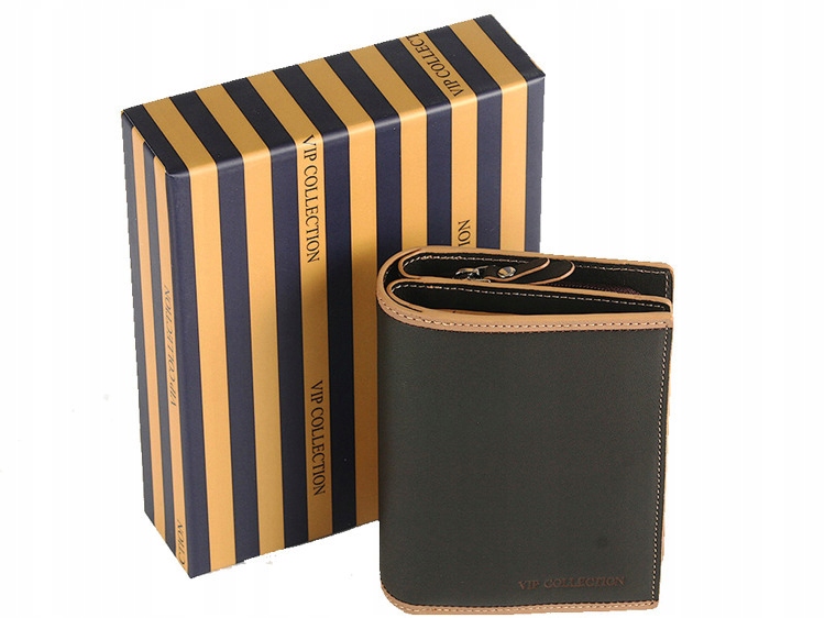 Pánská Kožená Peněženka S Přihrádkami Na Karty Vip Collection
