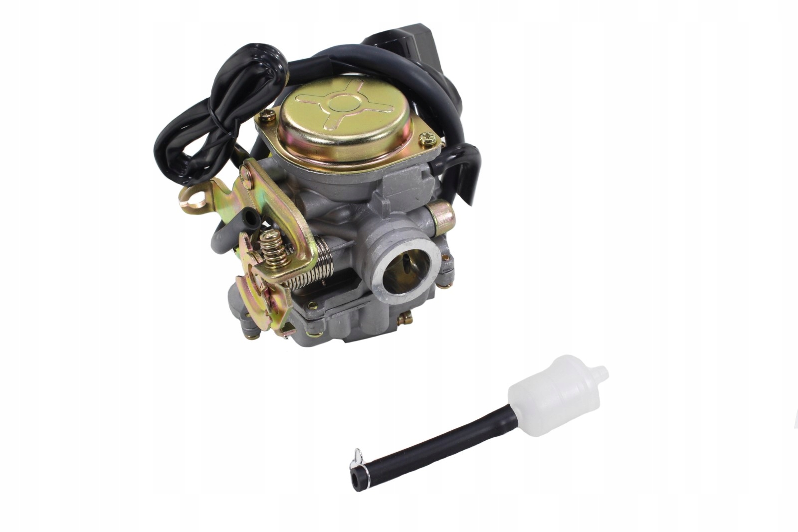 MMP.23.02.2023.16.6196 - КАРБЮРАТОР GY6-50 СКУТЕР 4T МЕТАЛЛИЧЕСКАЯ КРЫШКА ФУ