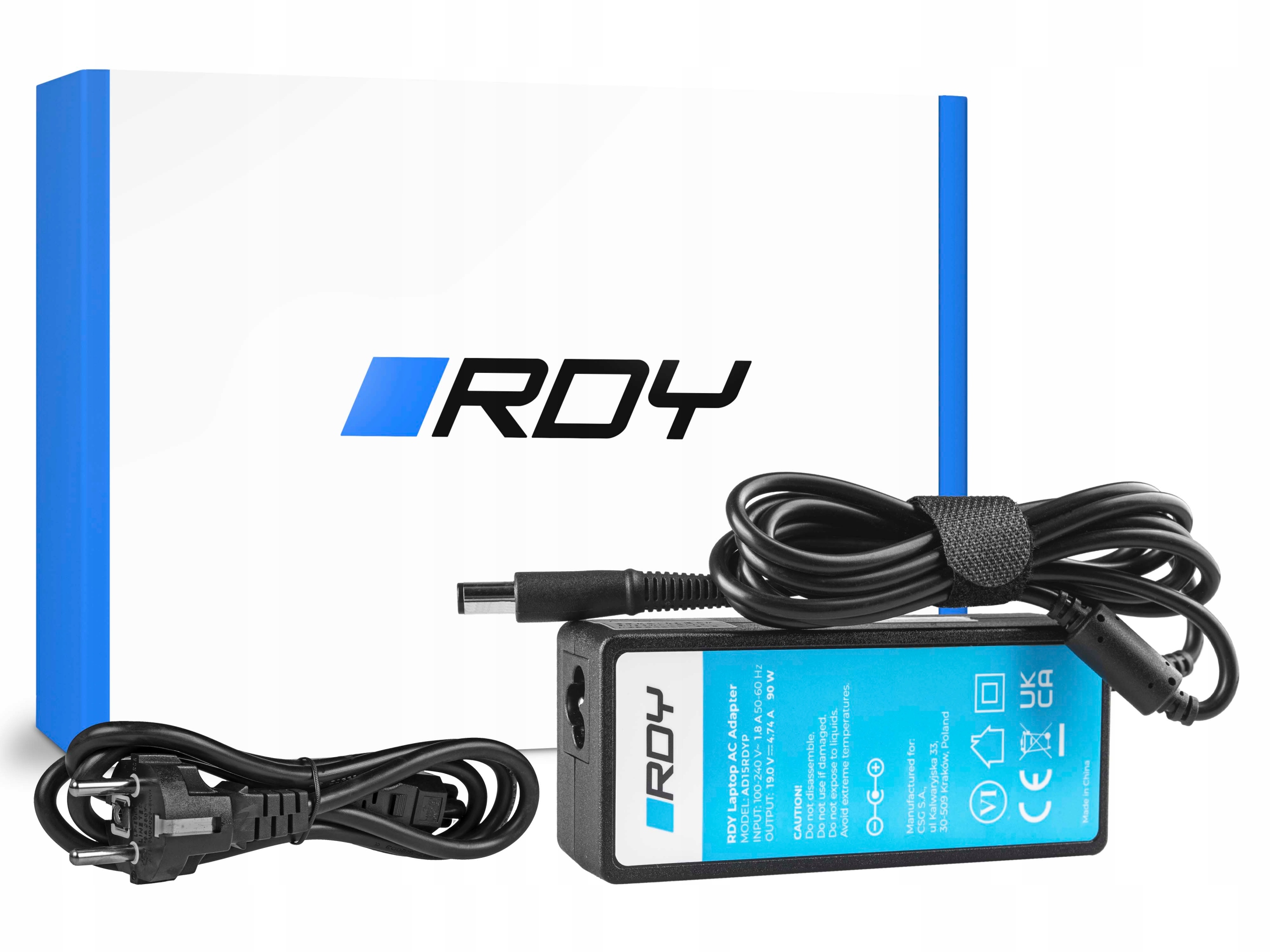 

Ładowarka Zasilacz 90W 19V 4.74A do laptopa Hp
