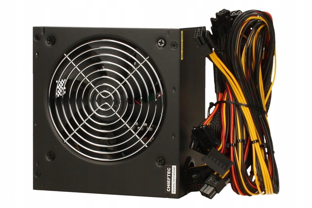 Chieftec zdroj GPS-600A8 600W, 12cm fan, akt.PFC, el.šňůra