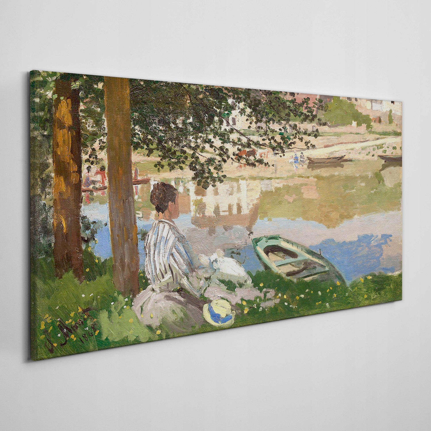 

Obraz na płótnie Sekwana bennecourt Monet 100x50