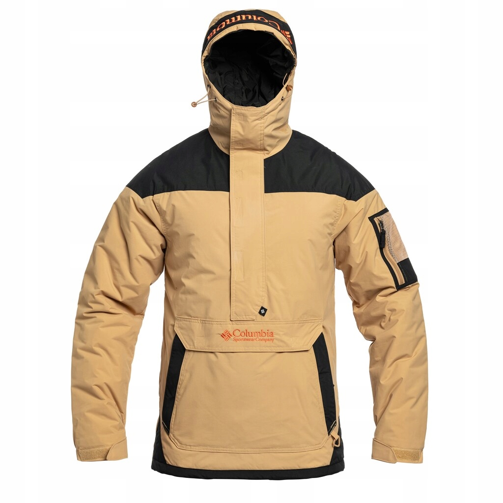 Bunda s kapucí Columbia Challenger II Pullover Anorak Canoe/Black L