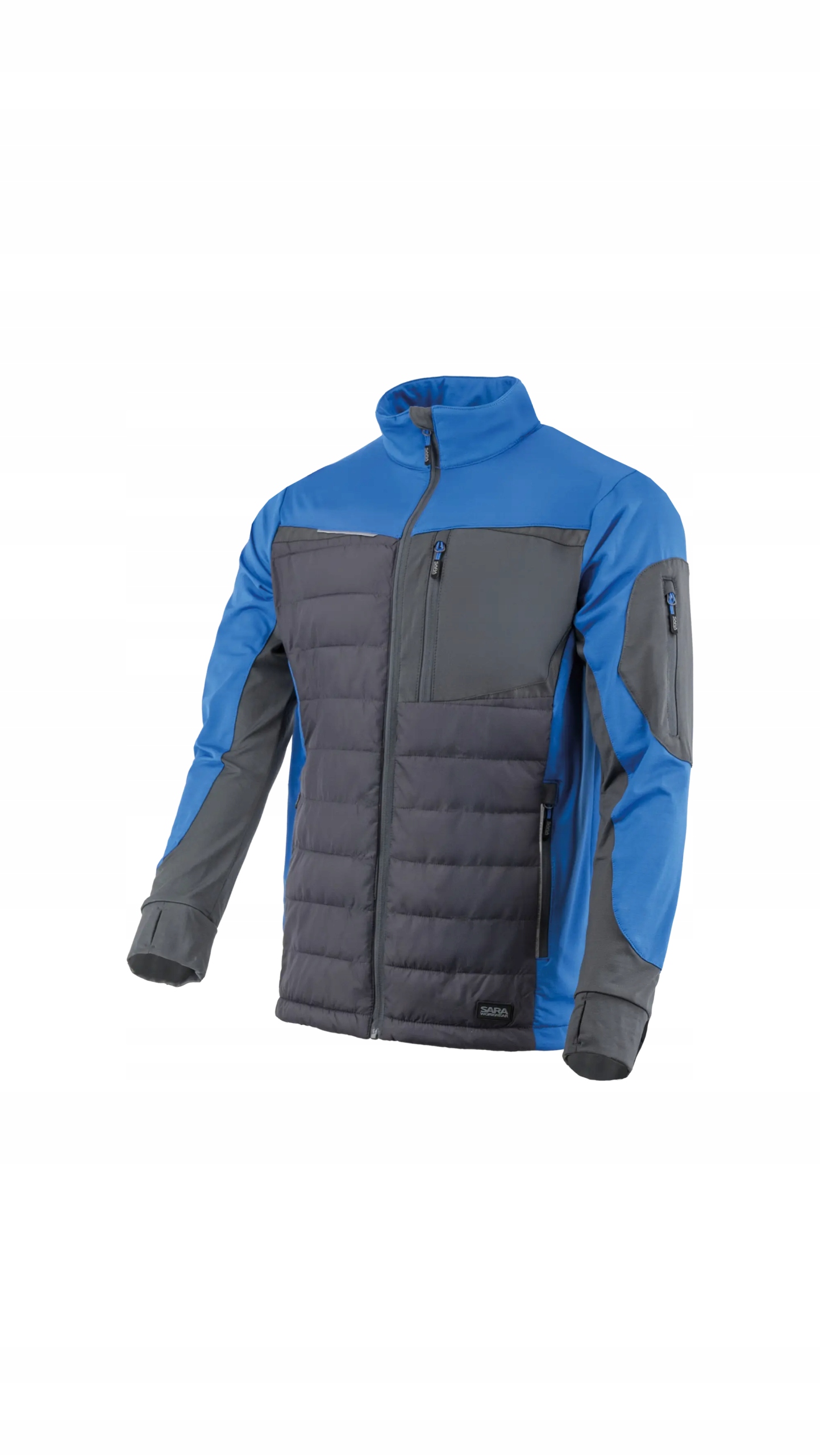 Sara Comfort Plus Bluza hybrydowa Charcoal/niebieski L