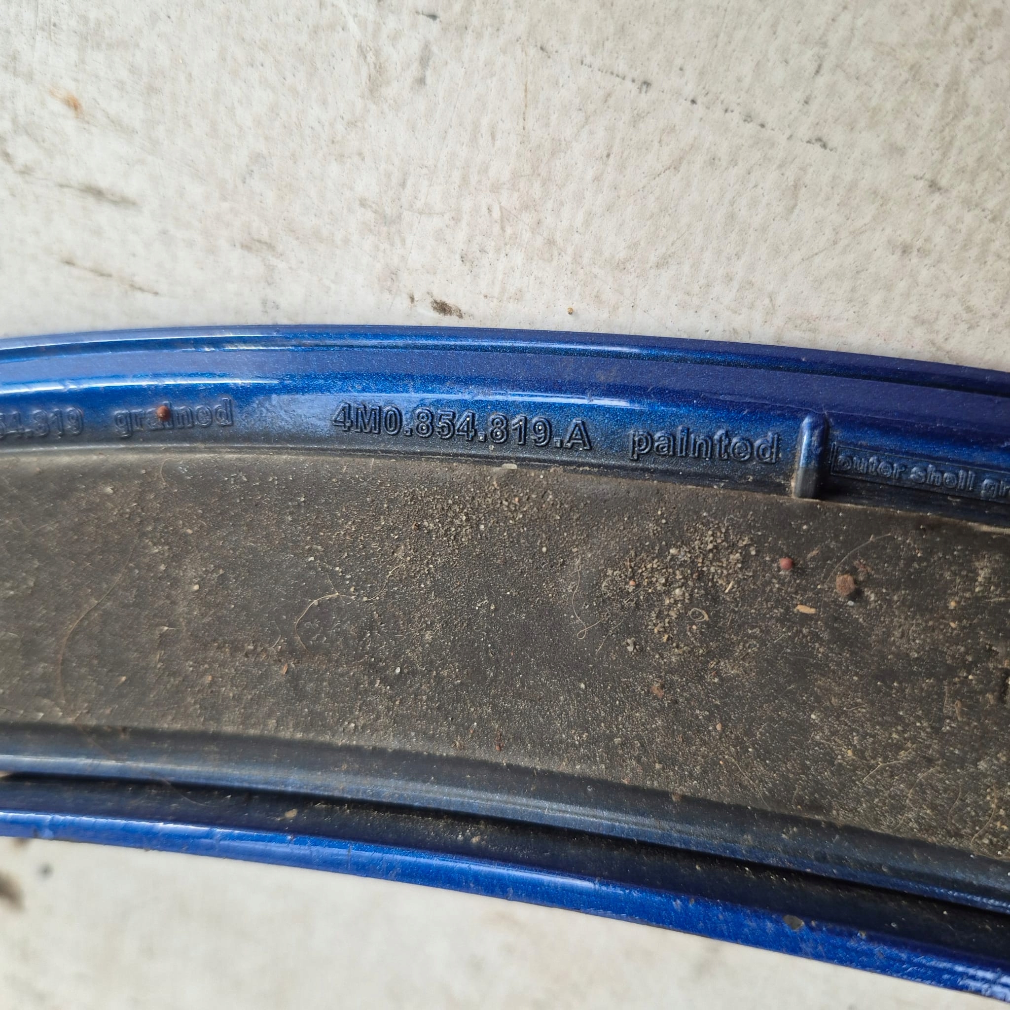 AUDI Q7 II 2 4M 15-> moulding cap left rear part