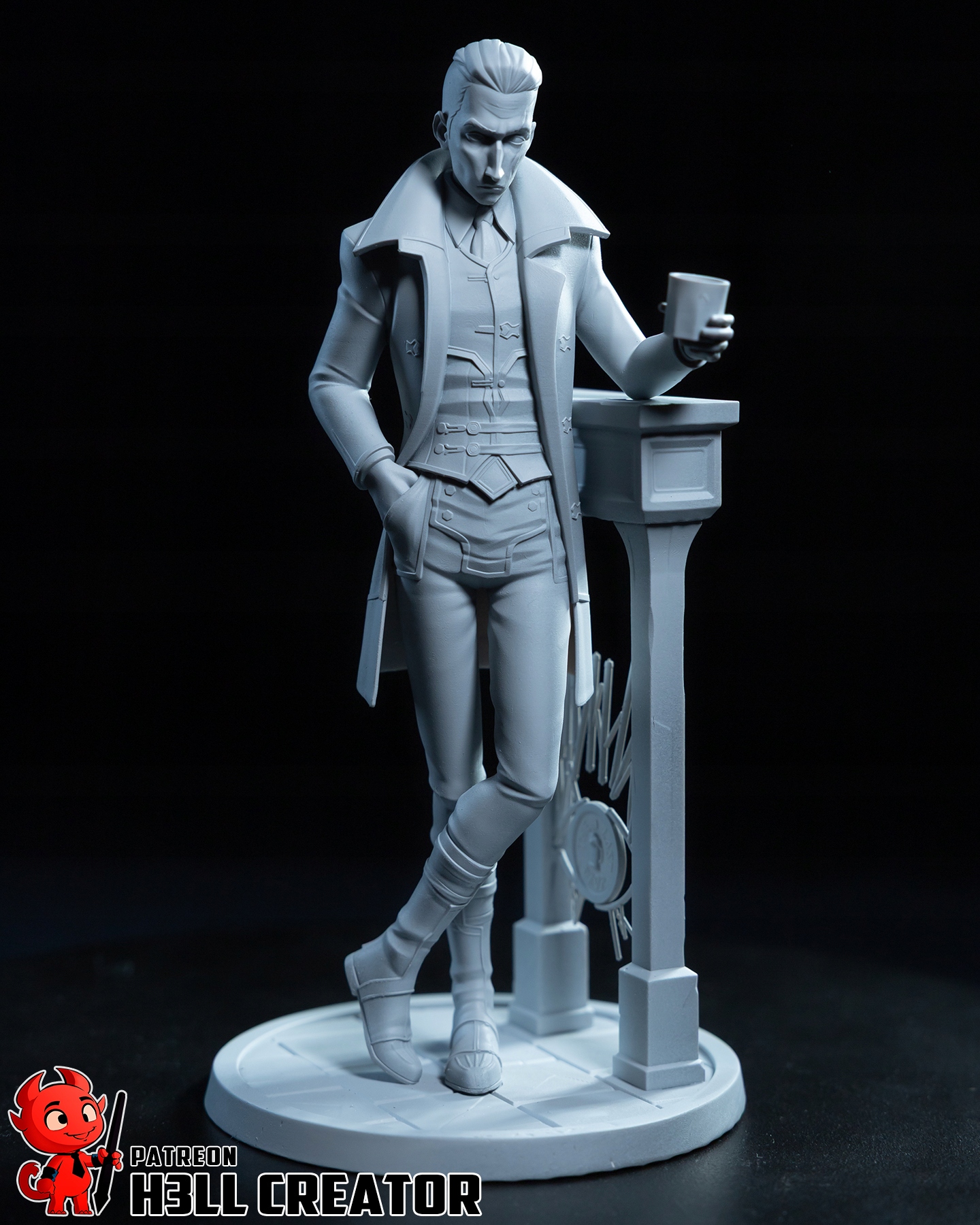 Figurka Silco Arcane H3ll Creator 3D tisk 14K Dárek