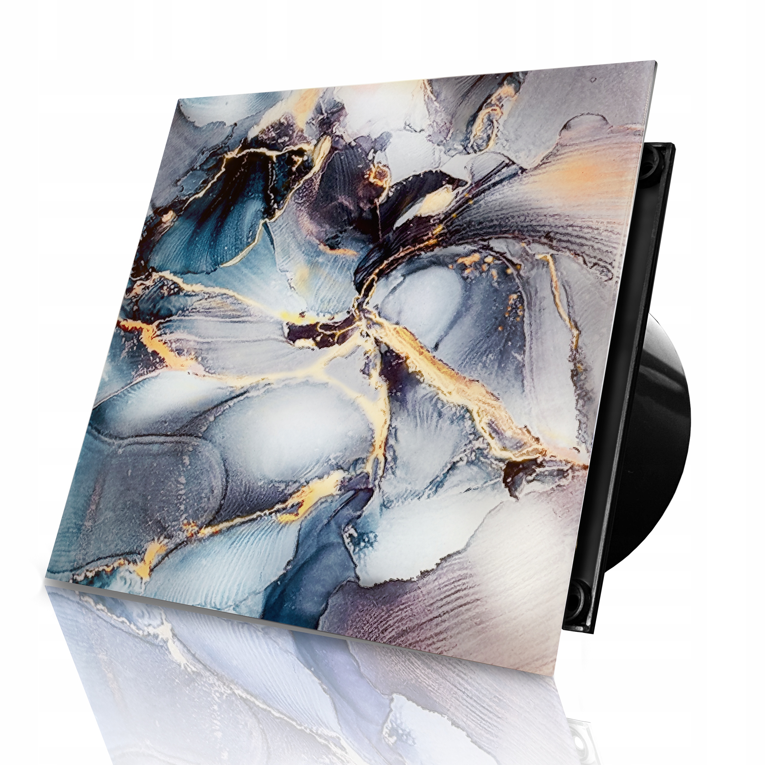 Koupelnový ventilátor 100 mm s hygrostatovým časovačem 52 vzorů zpětná klapka