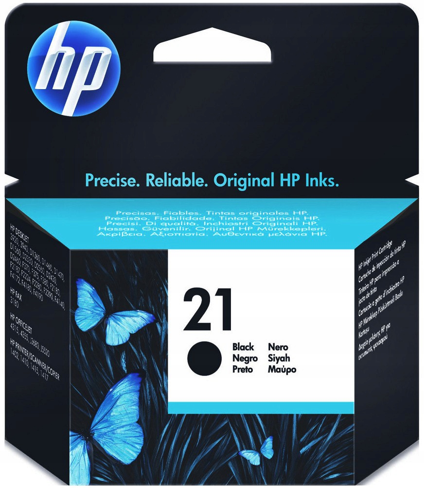 Hp ink tusz C9351AE, Hp 21, black, 150s, 5ml, Hp PSC-1410,