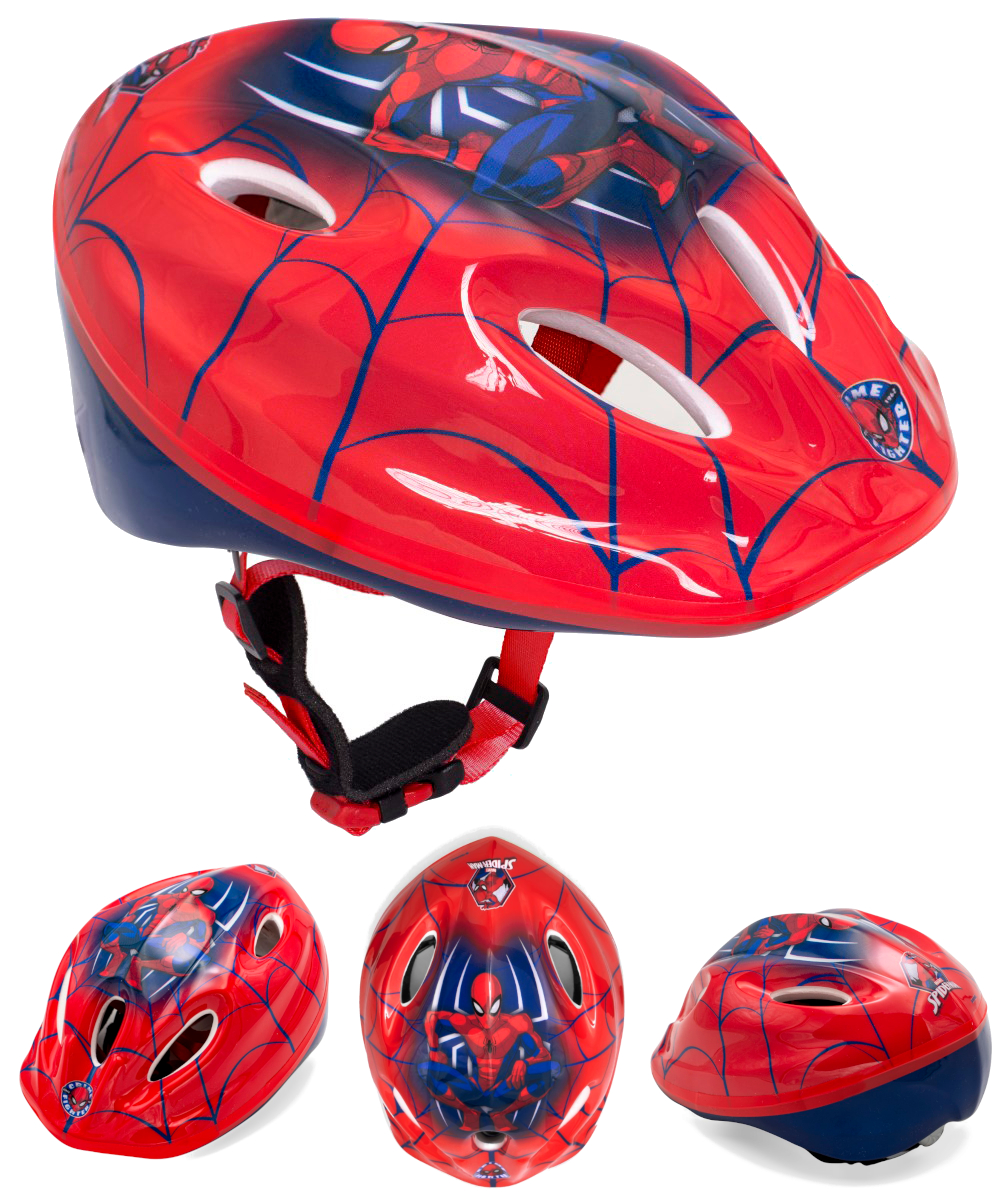 KASK ROWEROWY NA ROLKI ROWER DLA DZIECI SPIDERMAN
