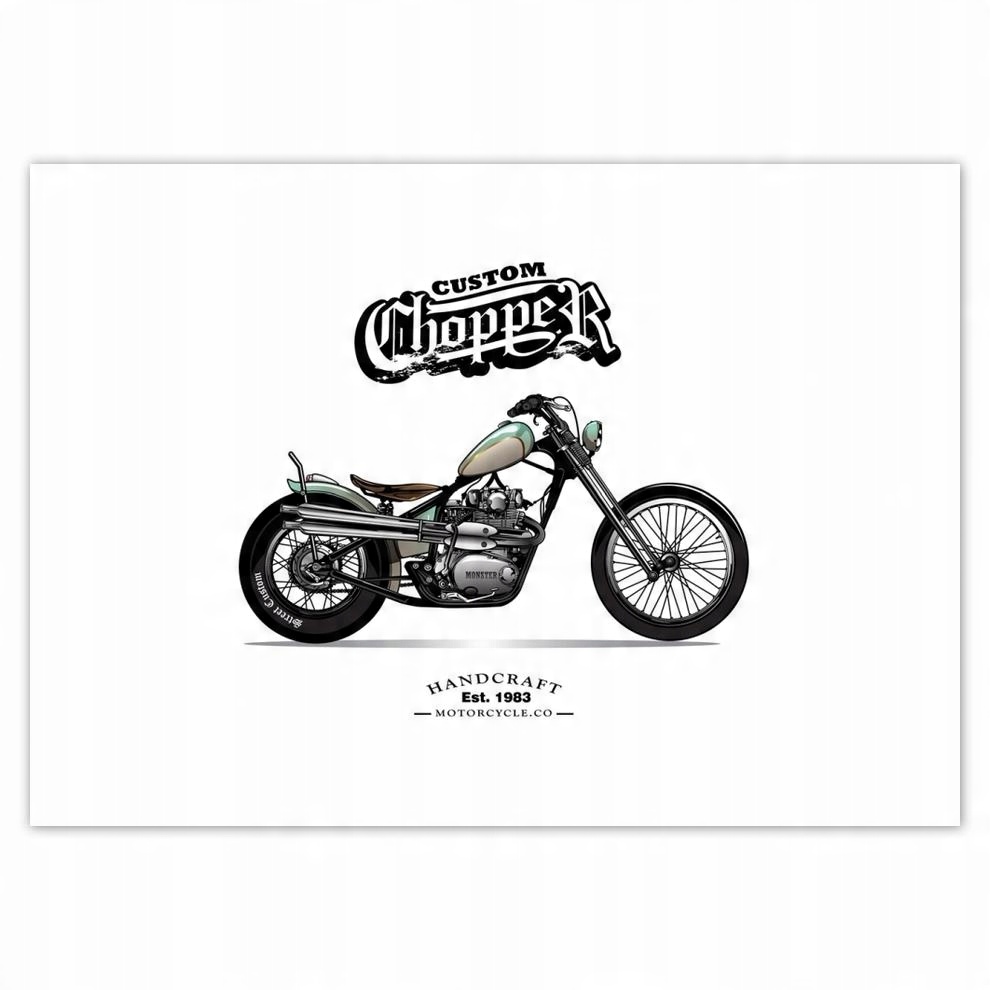 

Naklejki 70x50 Motocykl Zabytek Vintage