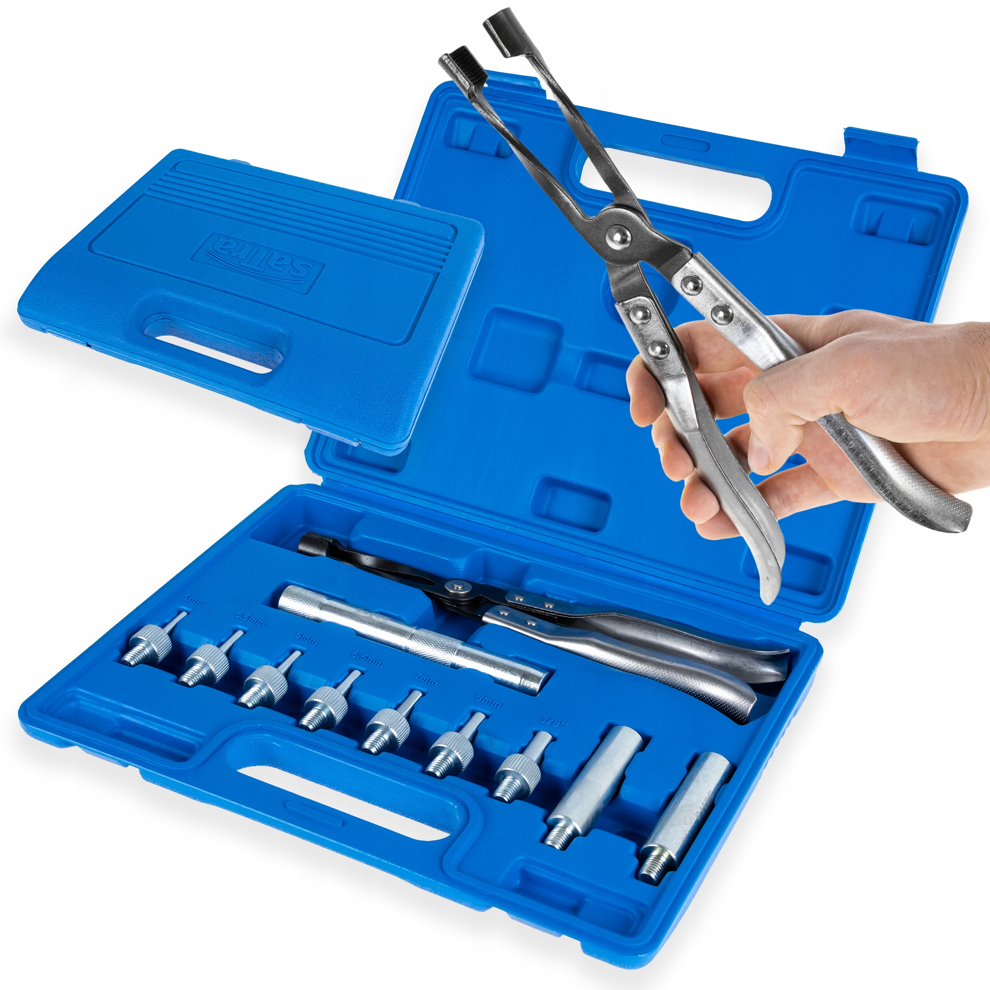 SZCZYPCE DO USZCZELNIACZY ZAWOROWYCH Z ADAPTERAMI Marka bez marki