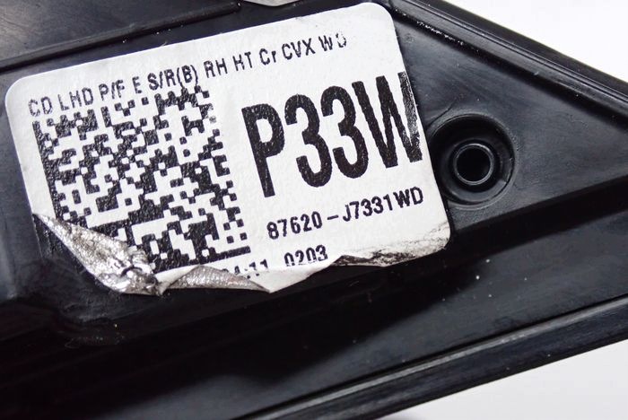 KIA CEED III 18- mirror right 8 PIN