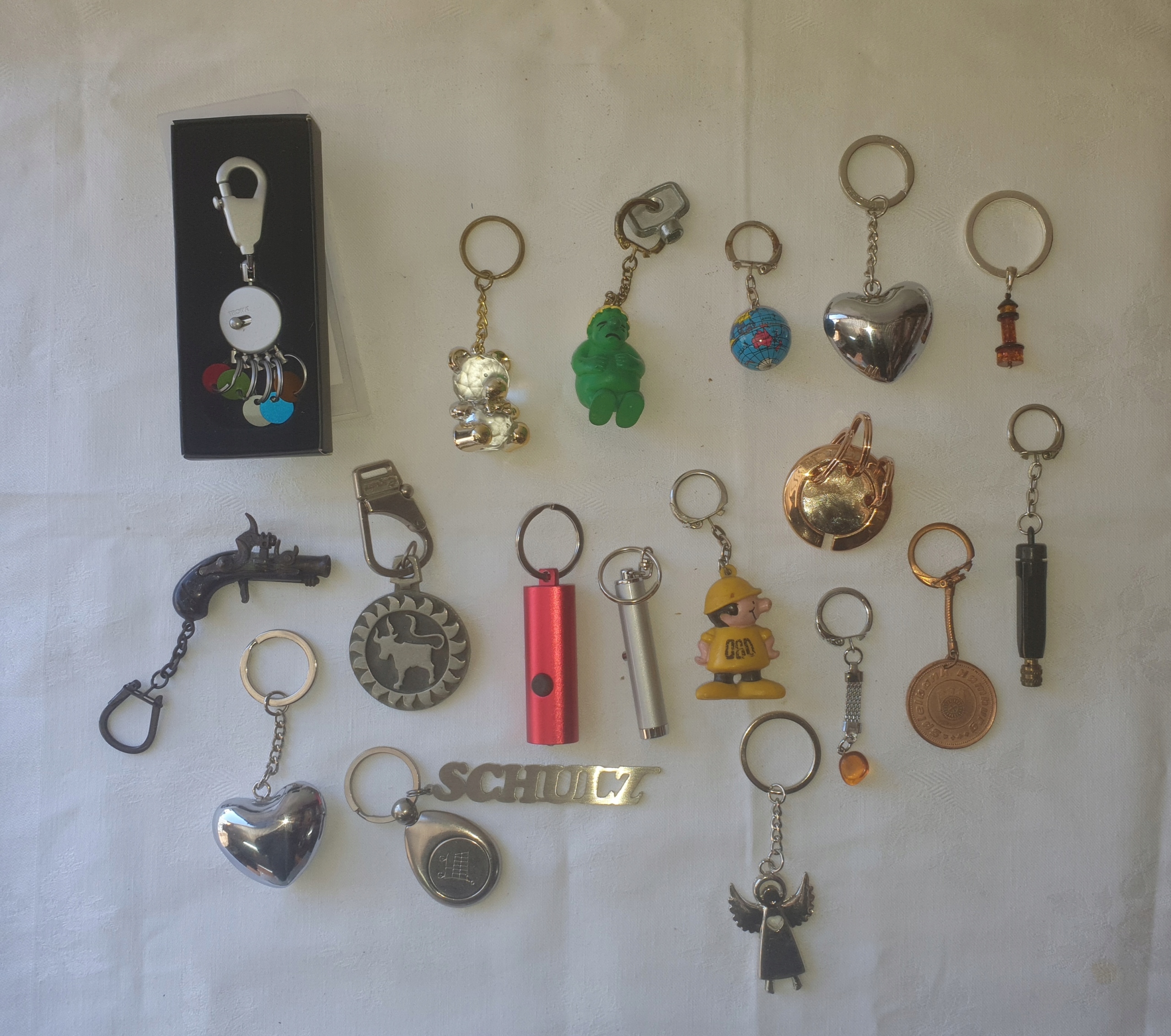 Breloki różne zestaw