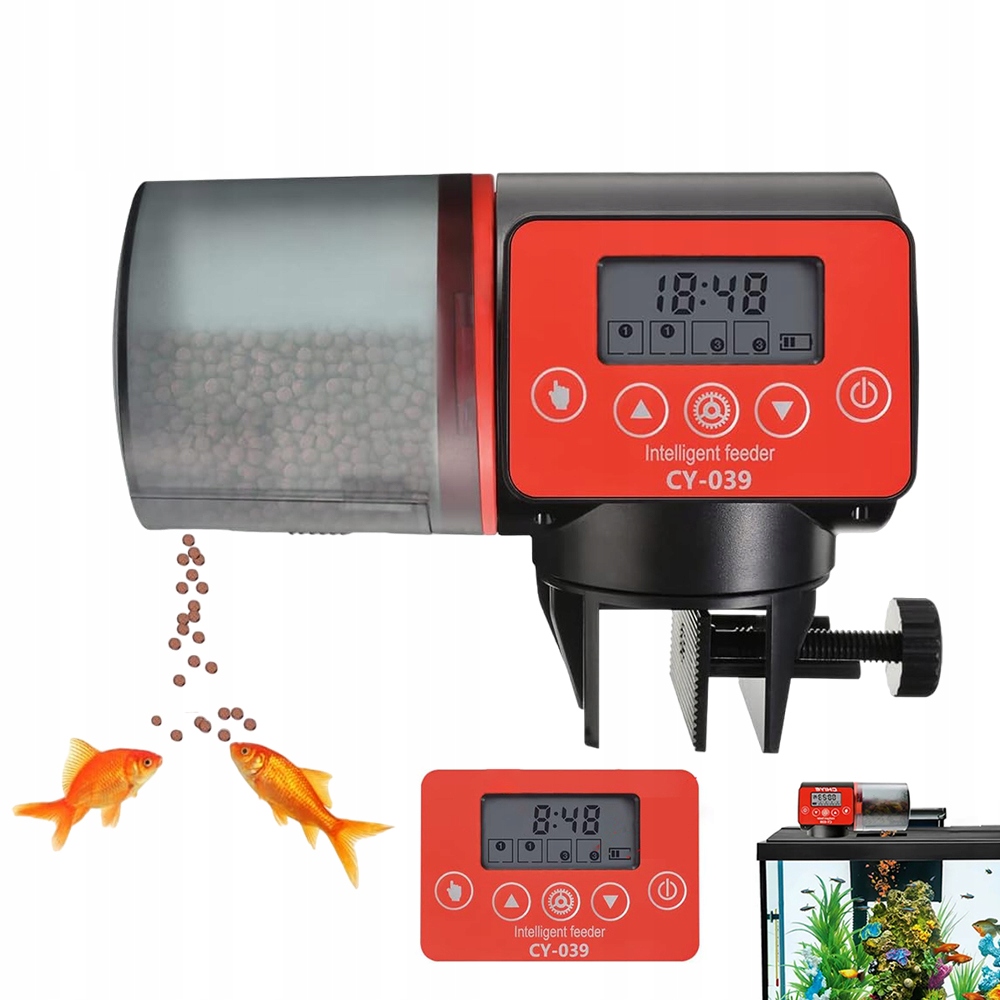 Automatický Krmítko S Programátorem 4 Krmítka 200 ML Pro Otevřená Akvária