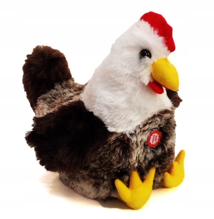 232913 PLUSZOWA KURA KURCZAK MASKOTKA Z DŹWIĘKIEM