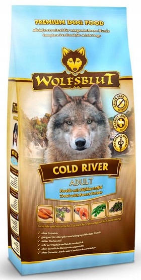 Wolfsblut Dog Cold River – pstruh a batáty 2 kg