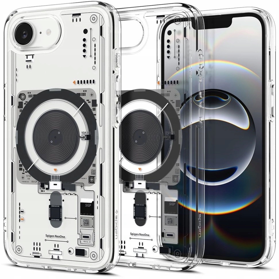 Pouzdro pro iPhone 17e/16e, Spigen Ultra Hybrid Mag pouzdro pro MagSafe kryt