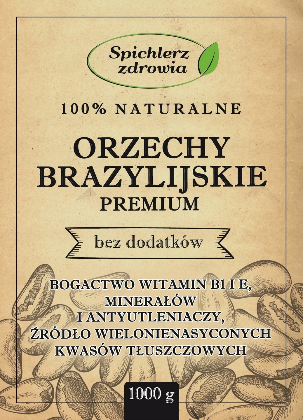 Levně Brazilské Ořechy Premium 1kg Čerstvé Plantáž