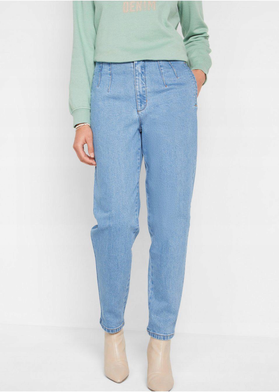 BONPRIX _DYI SEZ SPODNIE JEANSOWE TYPU MOM _ 44 14806179128 - Allegro.pl