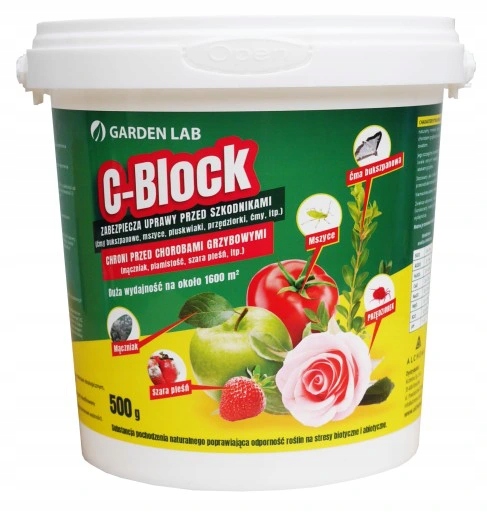 

C-Block Naturalny Środek na Mszyce Ćmę Pleśń 500g