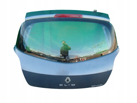 RENAULT CLIO 3 III 05-09 3D KLAPA BAGAŻNIKA Z SZYBĄ KOD LAK TEJ47