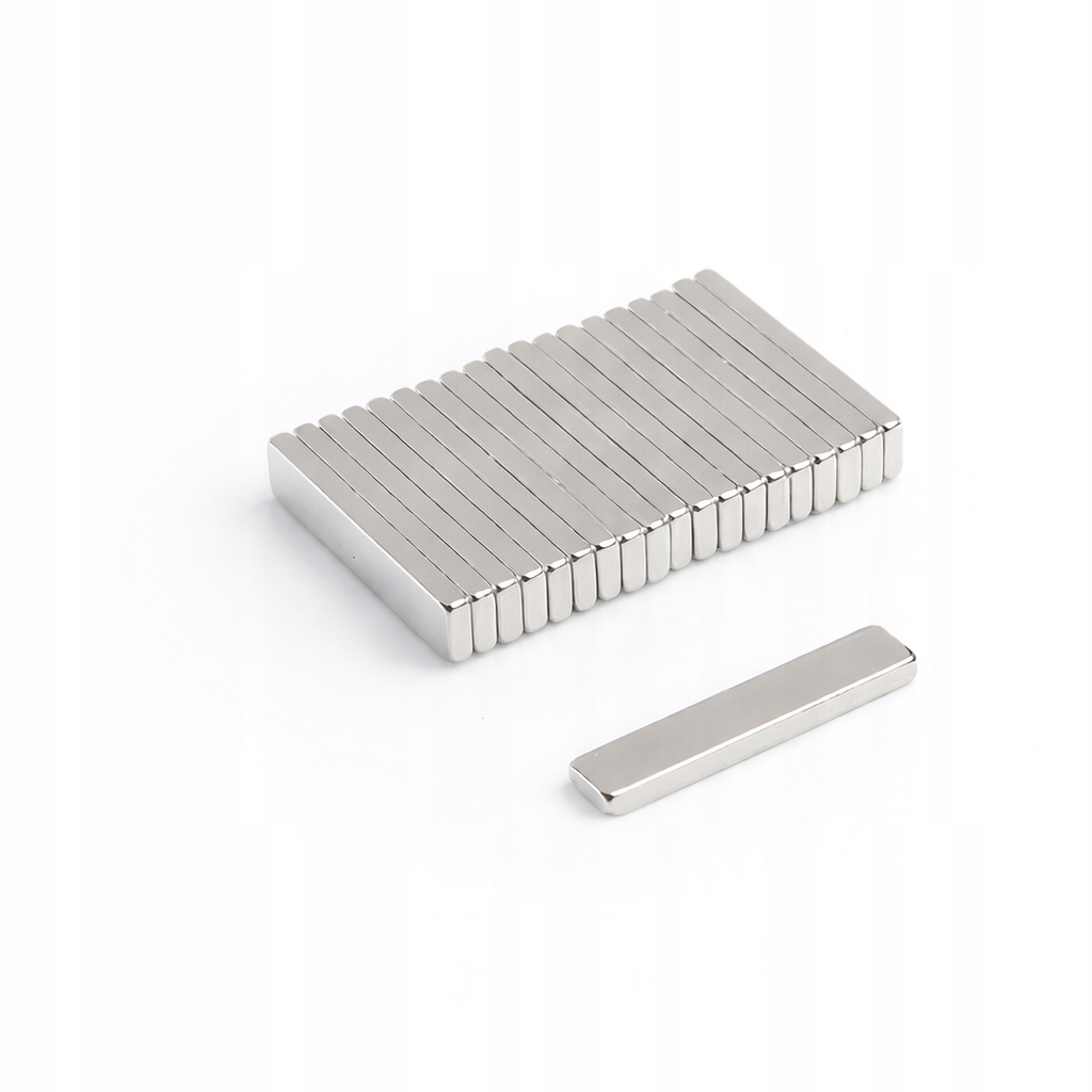 Magnet Neodymový 25x5x2 mm Destičkový, obdélníkový, 100 ks