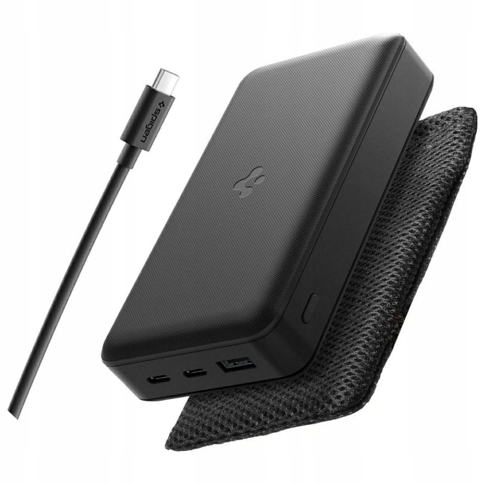 Powerbanka Spigen Essential EA3020 20000mAh 30W čierna