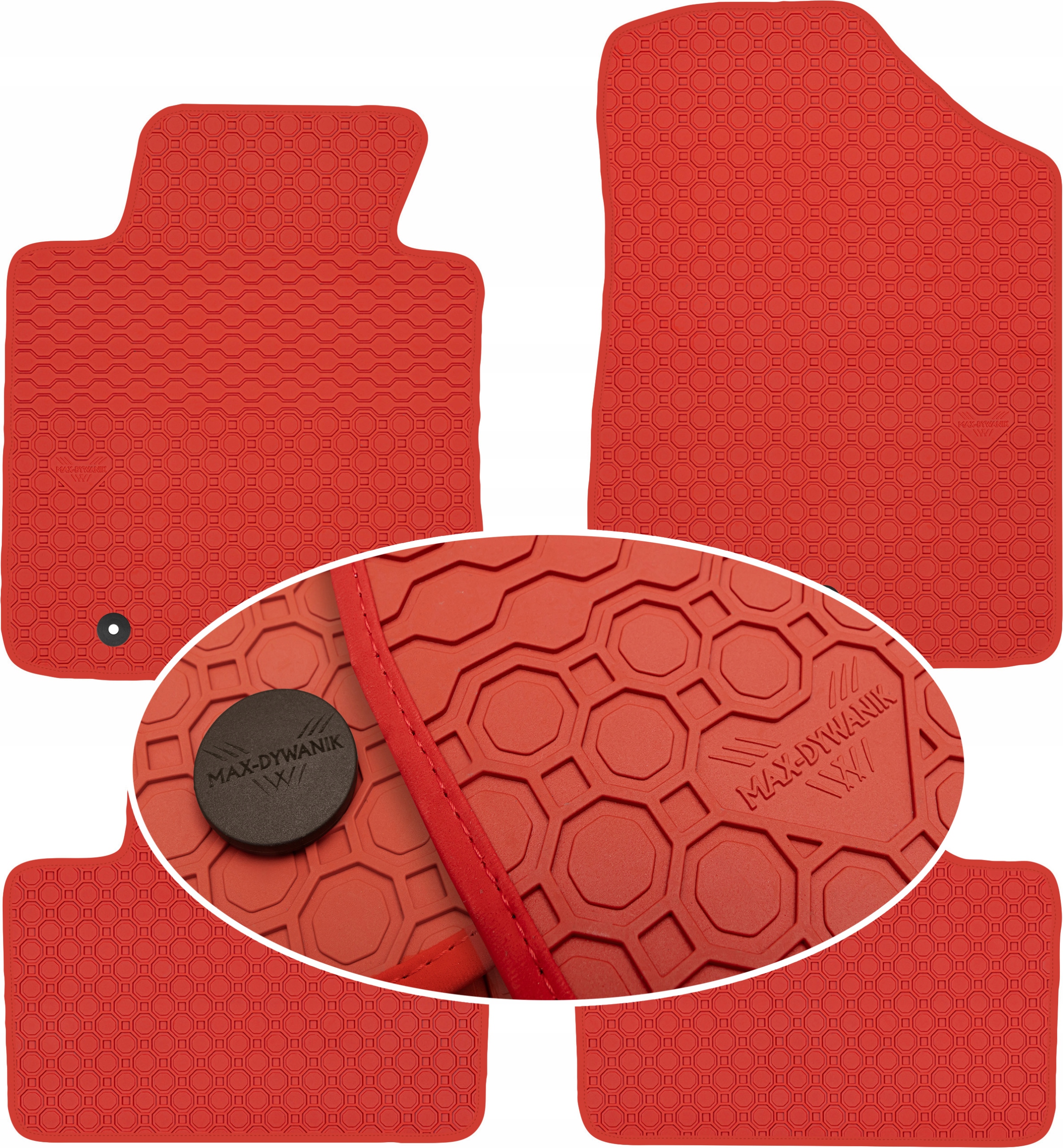 Kia Ceed II 2012-2018 Koberce Červené