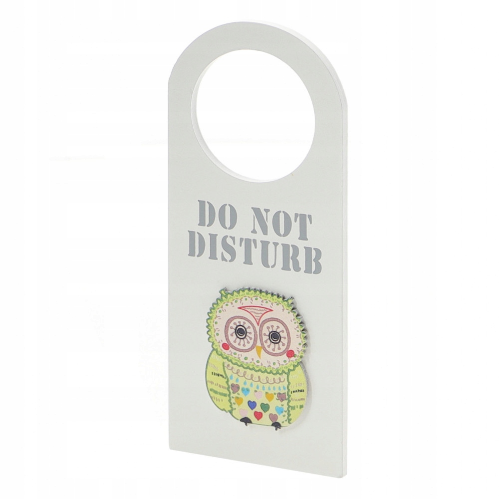 

Zawieszka na klamkę Do not disturb Nie przeszkadza