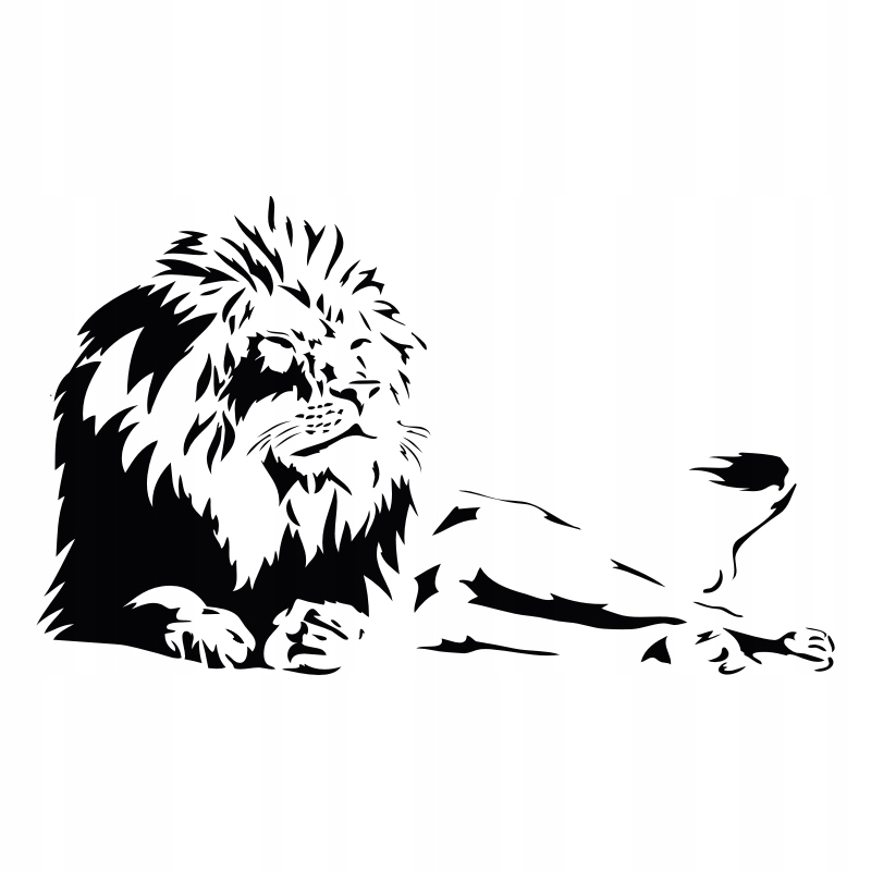 

Naklejka na ścianę z lwem safari sawanna lwy Lew