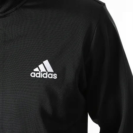 DRES MĘSKI ADIDAS KOMPLET DRESY SPORTOWE CZARNY M Kolor czarny