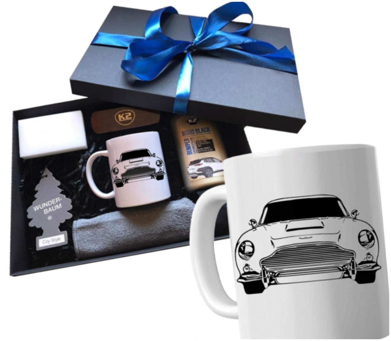 Sada dárek hrnků Bond 007 pro chlapce pro řidiče auta Aston Martin