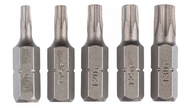 

Bosch Zestaw bitów T 10/15/20/25/30 25mm 5 sztuk