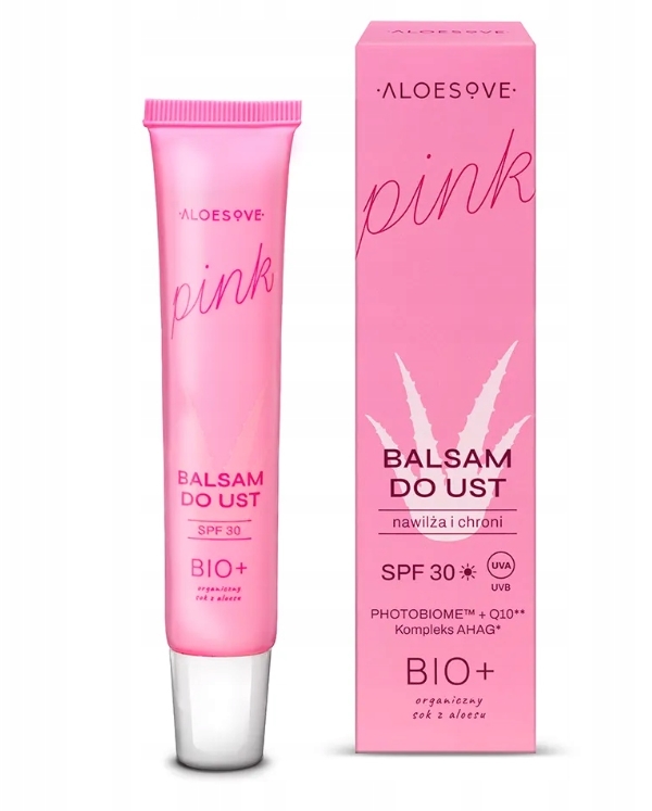 Balzam na pery regeneračný a ochranný SPF 30, 15 ml Aloesove Pink