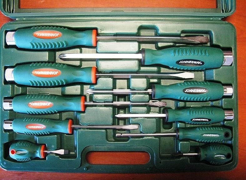 D70PP10S JONNESWAY Kpl.wkrętaków ślusarskich 10szt Marka Jonnesway