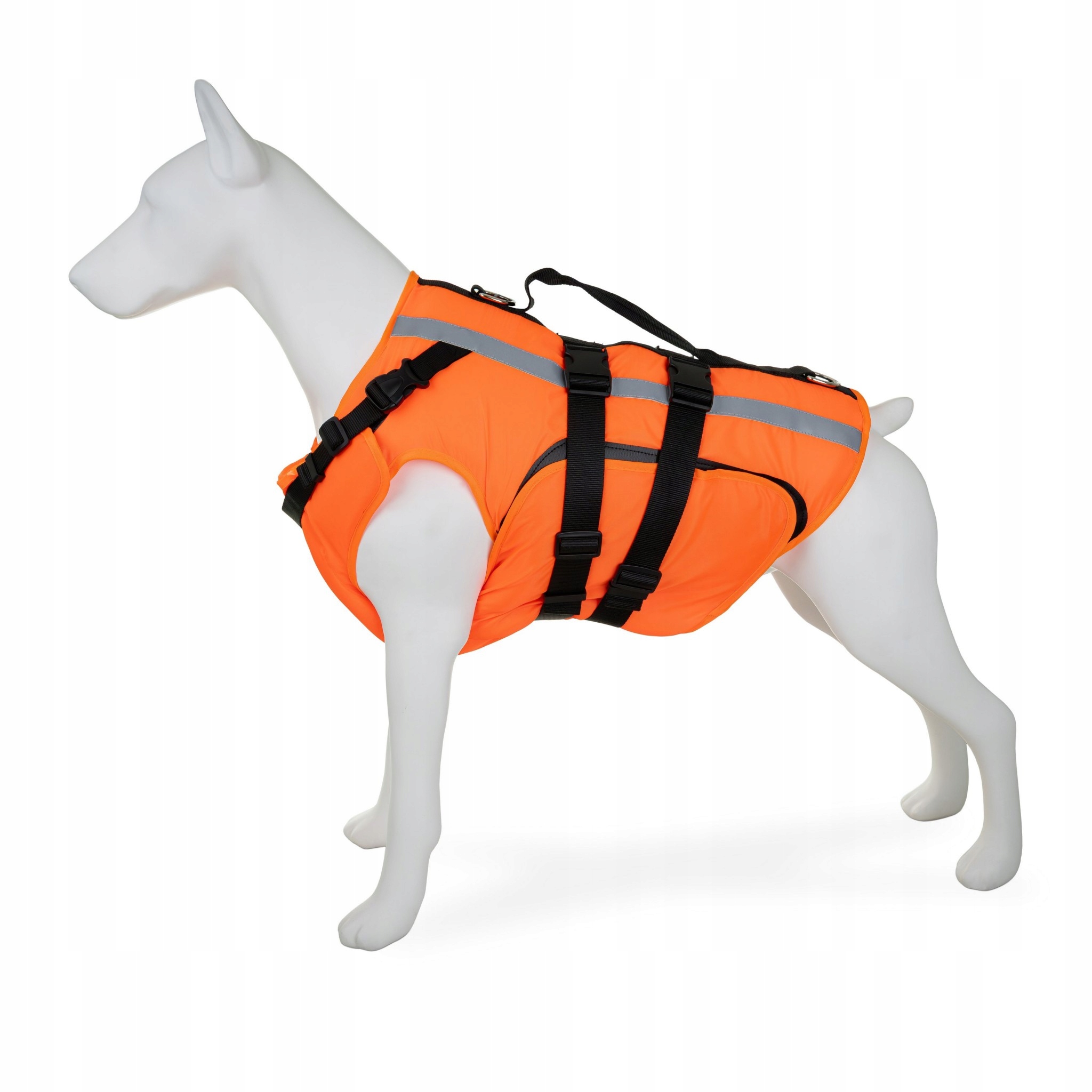 Levně Barry King Oranžová záchranná vesta pro psa L 42-56 cm Oxford