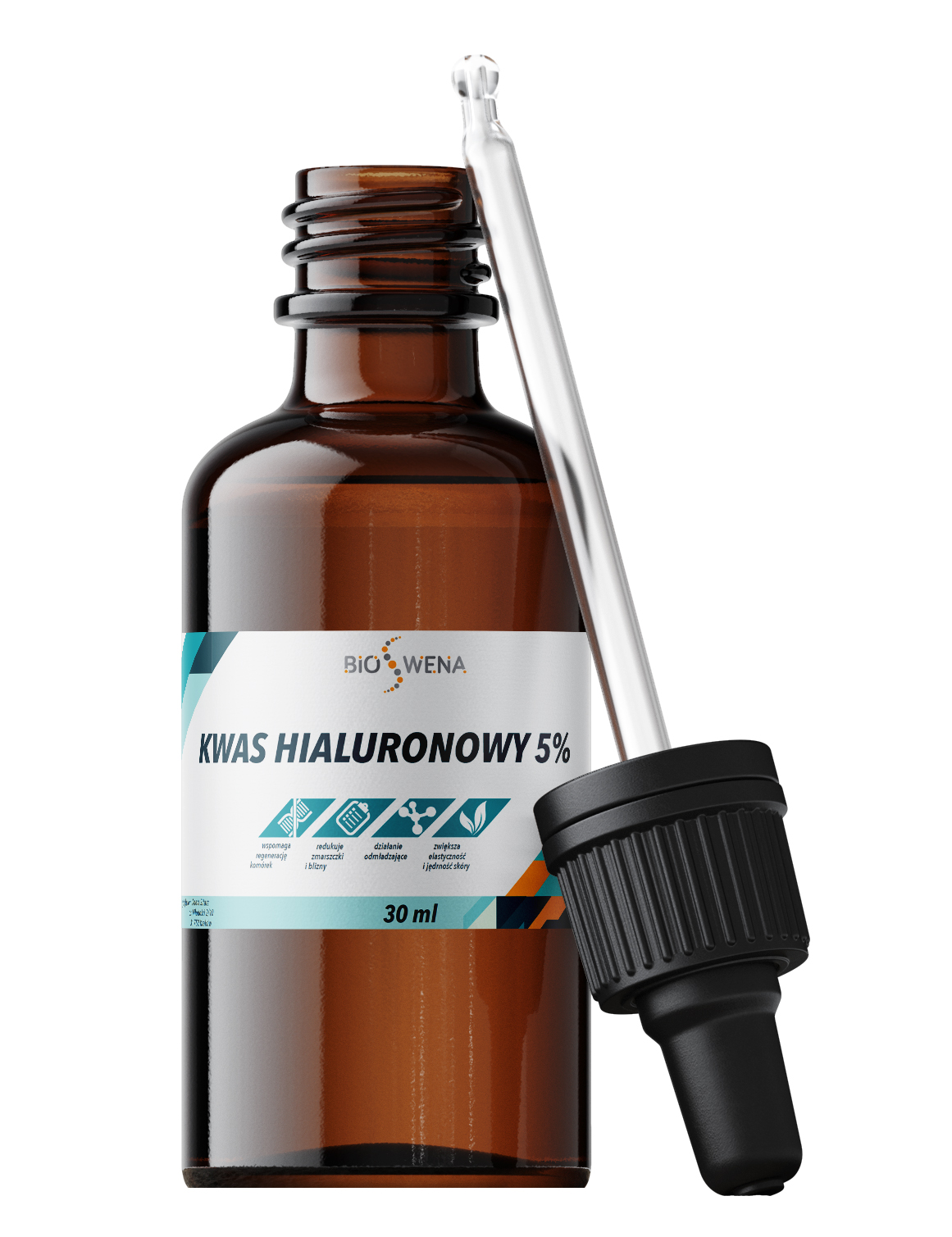 

Kwas Hialuronowy 5% 30ml Trójaktywny serum