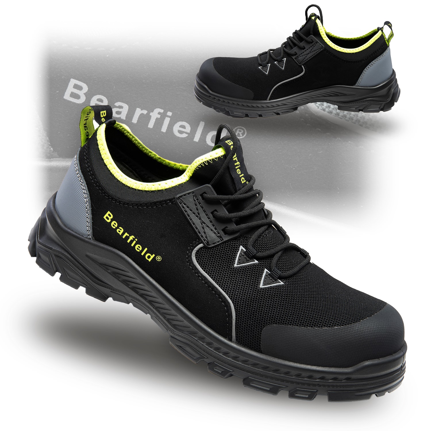 Buty Sportowe Półbuty Robocze Męskie Oddychające Lekkie Bearfield