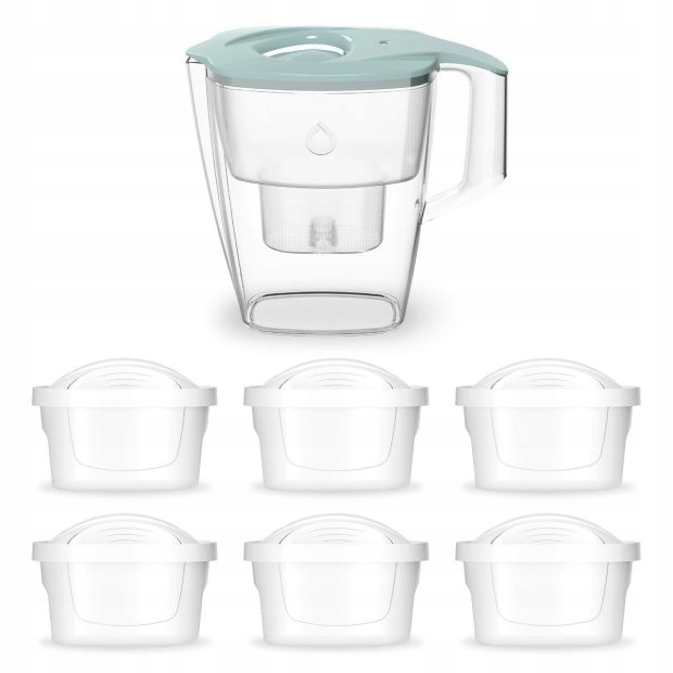 Dzbanek Filtrujący Dafi Mila Miętowy 3l Manualny 6 Wkładów Unimax