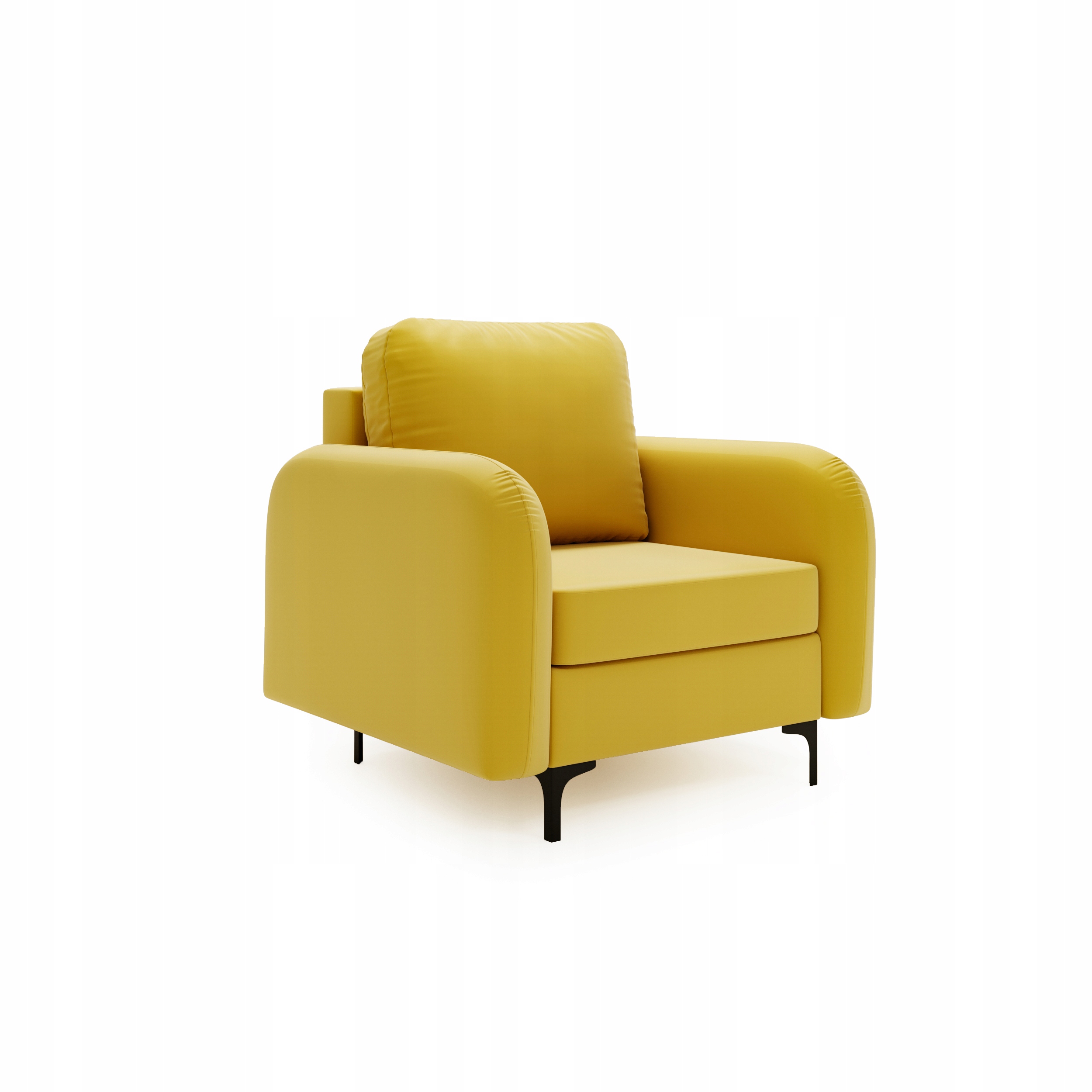 Fotel VENICE z poduszką na metalowych nogach