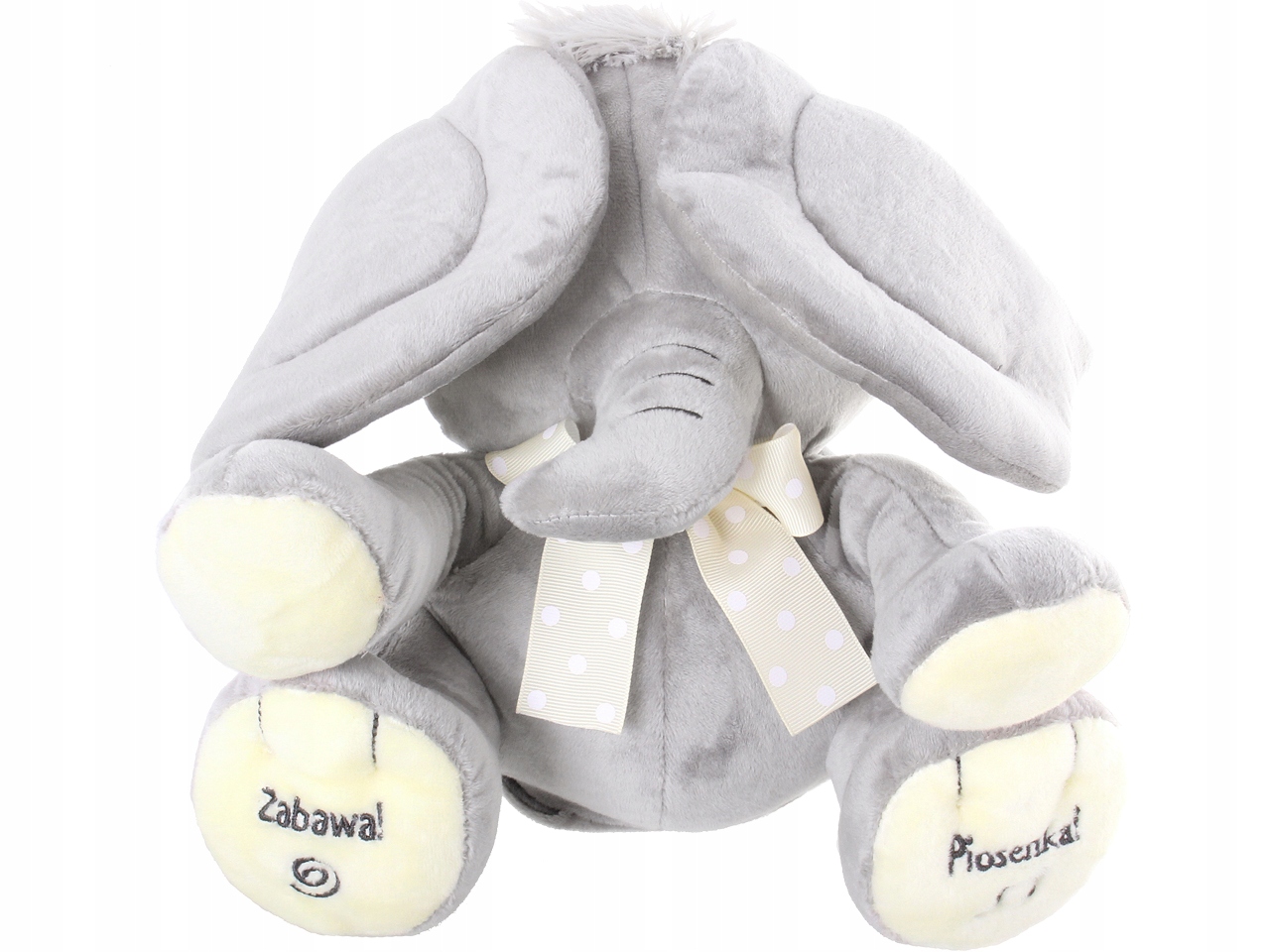 INTERAKTYWNY Słonik AKUKU Maskotka Słoń MÓWI Śpiewa PL A KUKU Rusza USZAMI Stan opakowania oryginalne