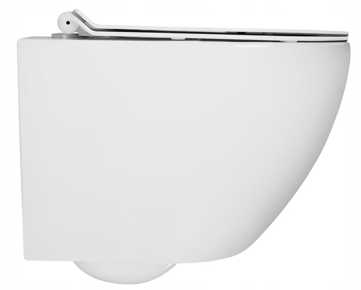 MISKA WC WISZĄCA RIMLESS BEZKOŁNIERZOWA DESKA TIXI Poziom odpływu poziomy
