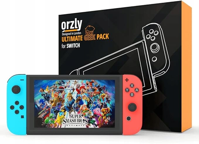 PAKIET AKCESORIÓW NINTENDO ORZLY GEEK DLA KONSOLI NINTENDO SWITCH 15 W 1