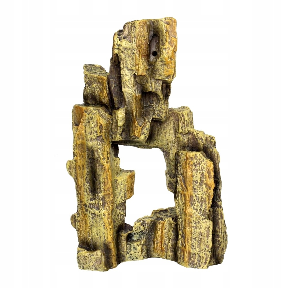 Levně Dekorace Do Akvária Ozdobná Skála Fosilní Rock 16X7X24 CM
