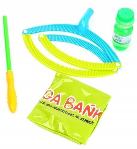 2w1 MEGA BAŃKI MYDLANE MIECZ DO BANIEK + PŁYN 1L Wiek dziecka 3 lata +