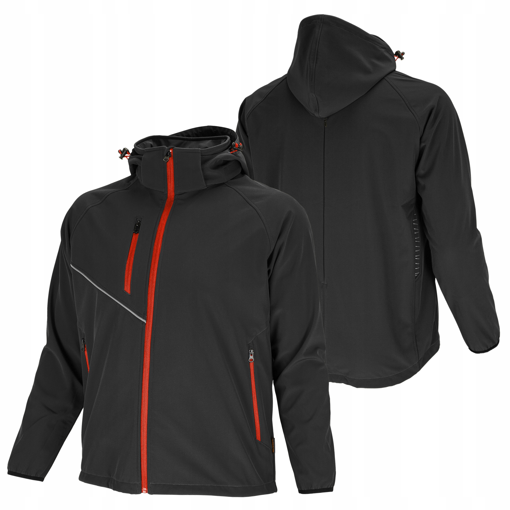 Kurtka Robocza Softshell Bluza Ochronna Wodoodporna Bennon Force Czarna 3XL