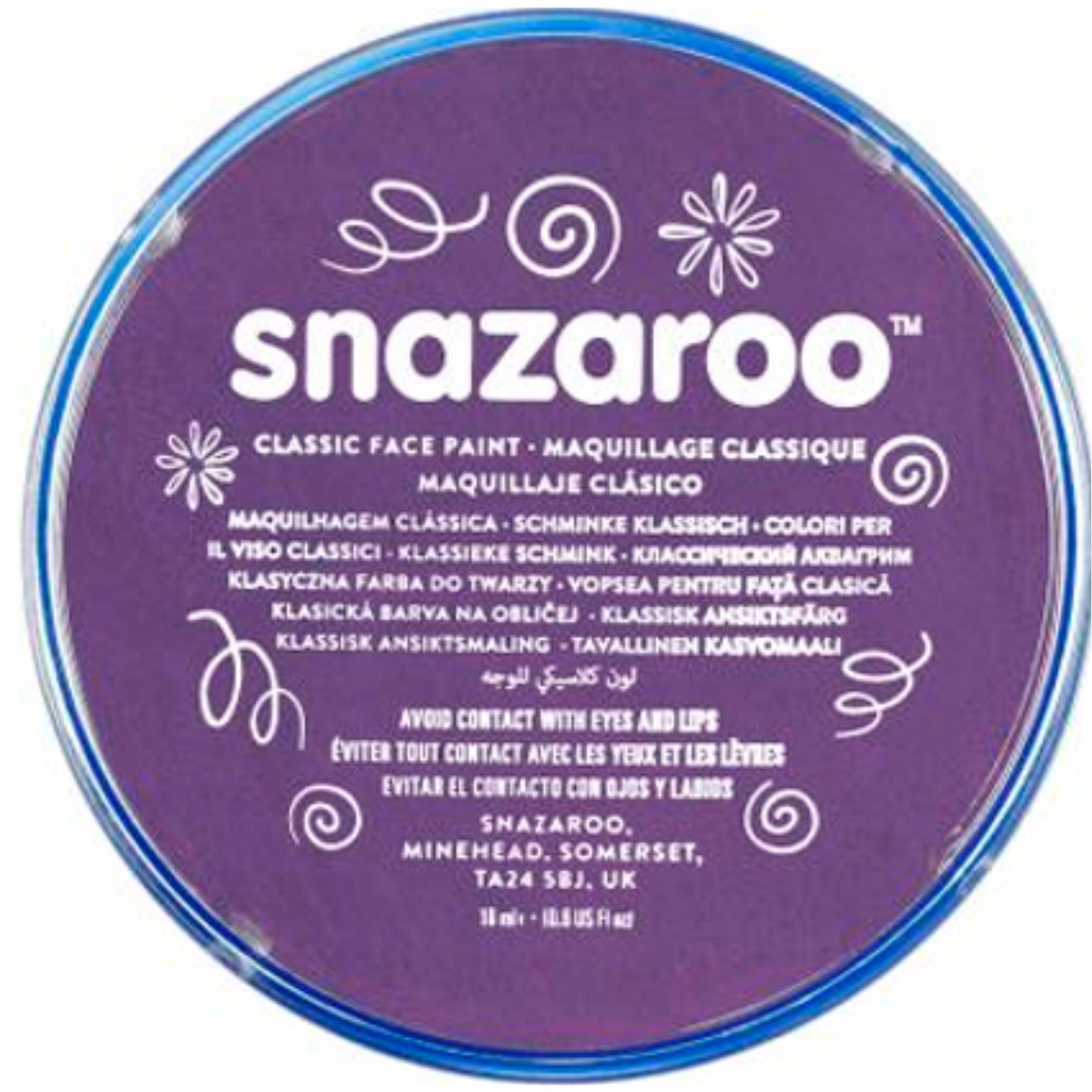 

Farba malowania twarzy Snazaroo purpurowa fiolet
